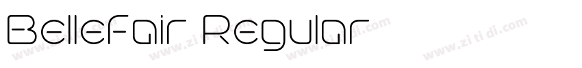 Bellefair Regular字体转换